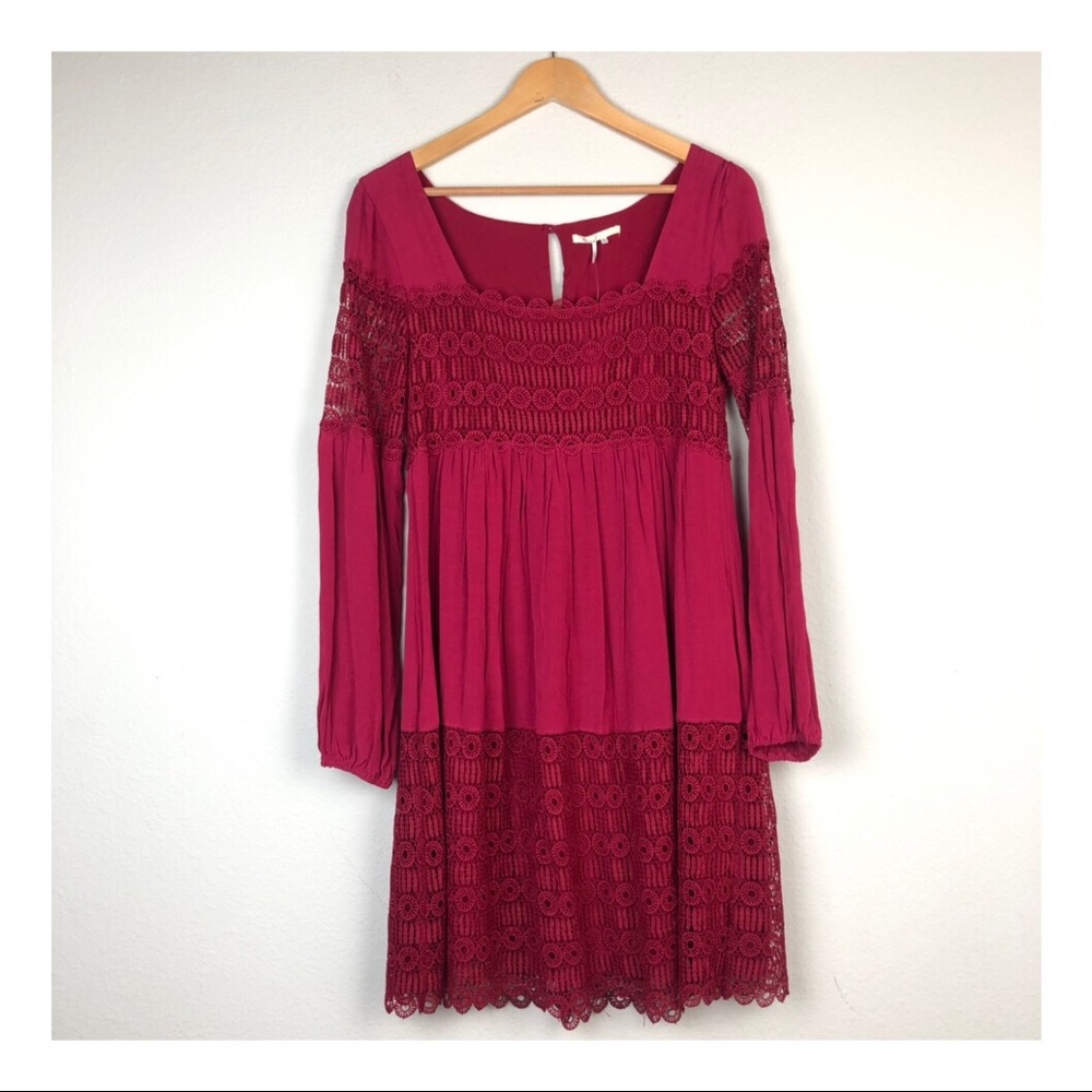 ANTHROPOLOGIE FLOREAT AVELINE LACE DRESS 6 - Picture 4 of 7